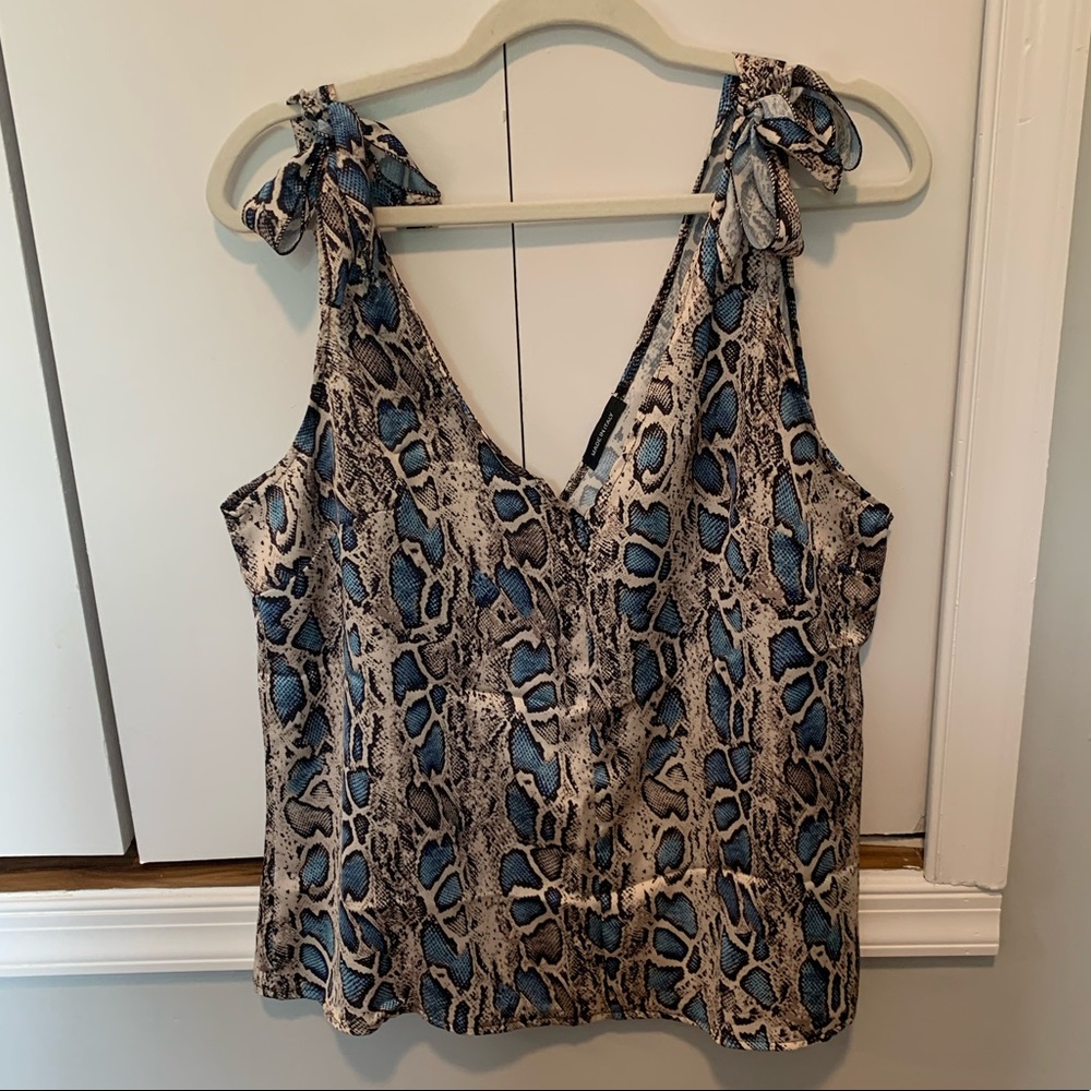 Snakeskin Print Tank